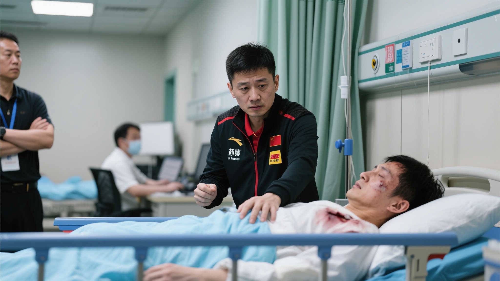 据相关报道显示，邱贻此次医院之行并非意外事故引发，